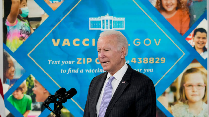 President Biden speaks about the newly approved COVID-19 vaccine for children
