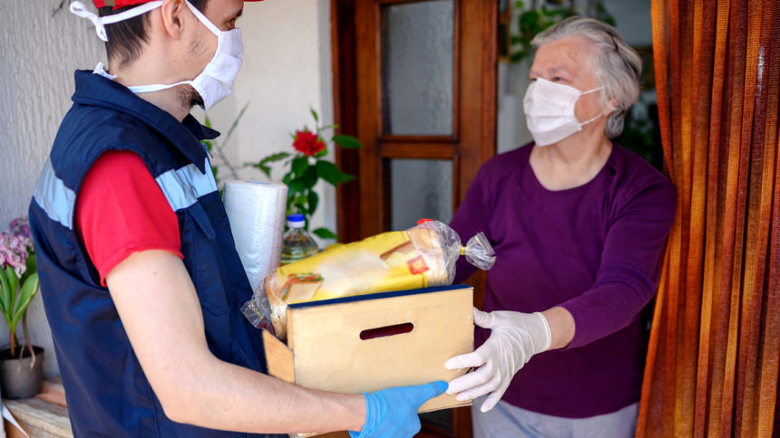 Food delivered to home of older woman