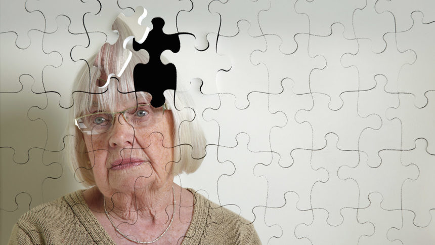 puzzle with missing piece--Alzheimer's Disease