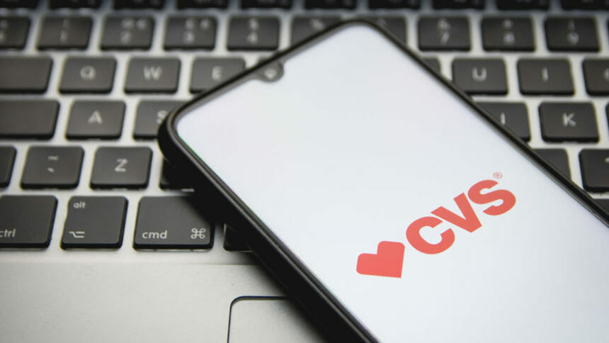 CVS logo on smart phone