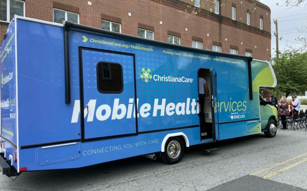 Mobile health vans deliver care to underserved communities
