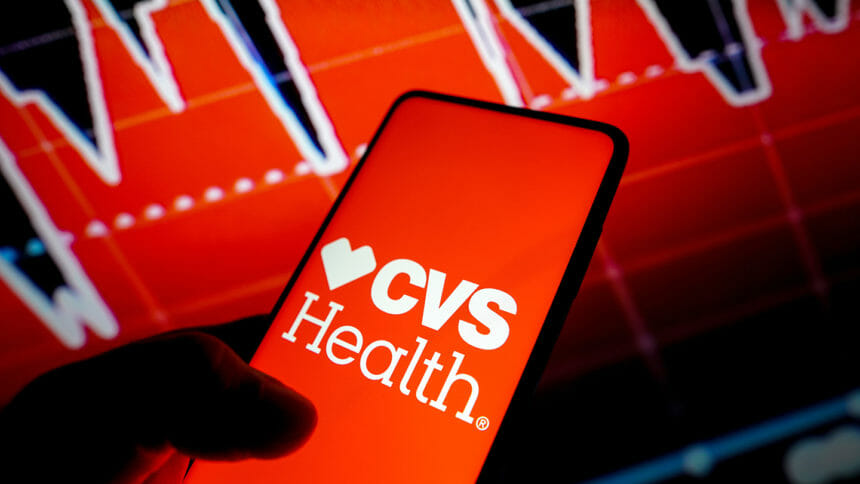 CVS Health logo on smartphone